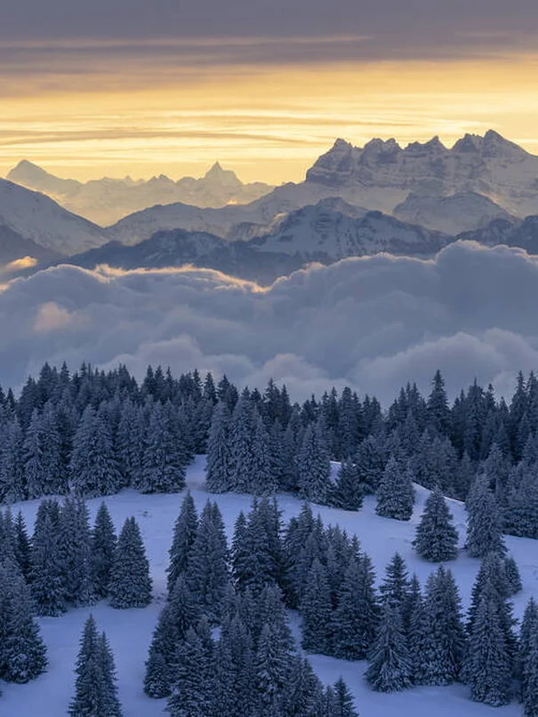 Aiguilles du Midi, Swiss Alps